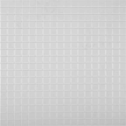 Панель ПВХ Мозаика белая 960х485 мм 0.47 м2