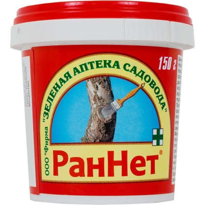 Паста-замазка для дезинфекции и заживления ран деревьев Раннет 150 г