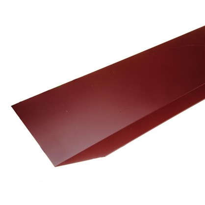 Планка примыкания верхняя с полиэстеровым покрытием 2 м цвет красный
