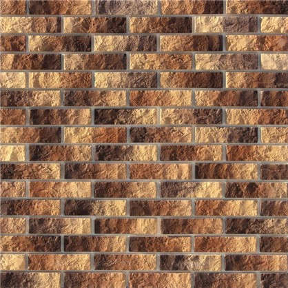 Плитка декоративная Алтен Брик цвет коричнево-медный 0.59 м2