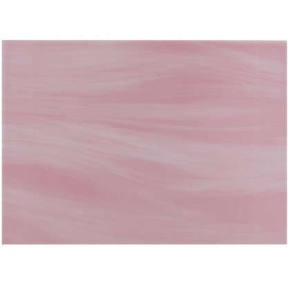 Плитка настенная Агата низ 25х35 см 1.58 м2 цвет розовый