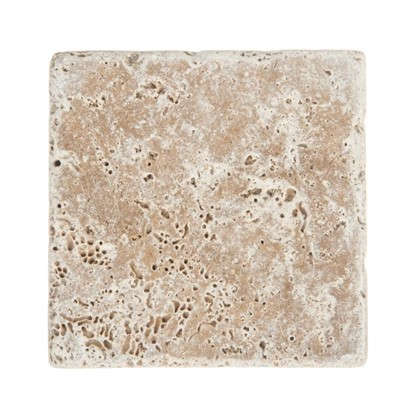 Плитка настенная Травертин Toscana 10х10 см 0.5 м2 цвет коричневый