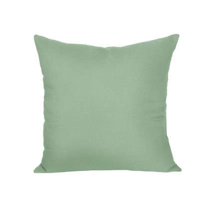 Подушка декоративная 40х40 см текстура габардин цвет зеленый