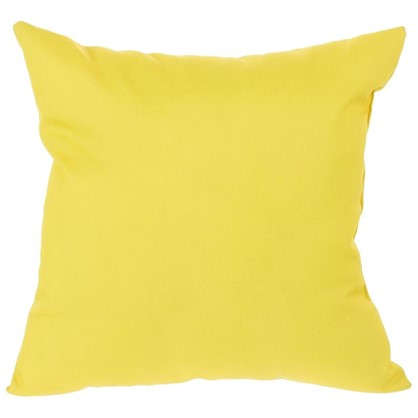 Подушка декоративная Однотон 40х40 см цвет желтый