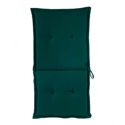 Подушка для стула голубая 92х42х5 см полиэстер