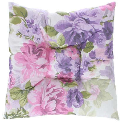 Подушка для стула Сиреневое поле 40х40 см цвет фиолетовый