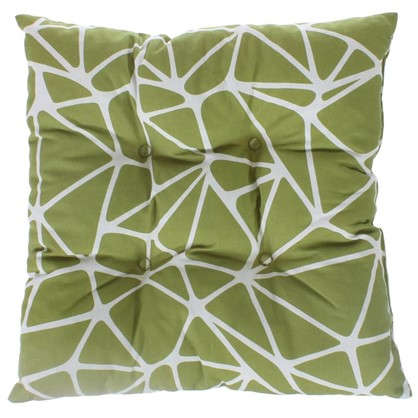 Подушка для стула Тропикана 40х40 см цвет зеленый