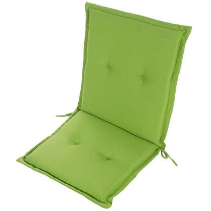 Подушка для стула зеленая 92х48х5 см полиэстер