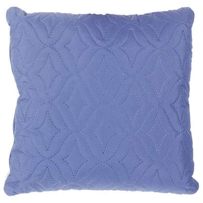Подушка стеганая Melissa 40х40 см цвет синий