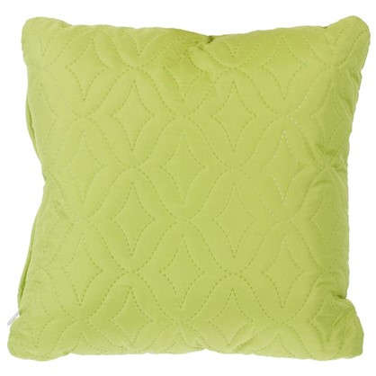 Подушка стеганая Melissa 40х40 см цвет зеленый