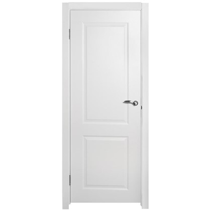 Полотно дверное глухое Австралия 200х90 см цвет белый