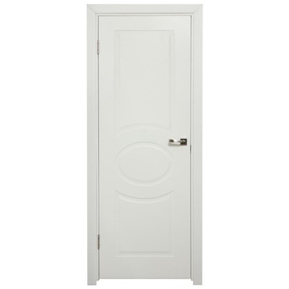Полотно дверное глухое Дэлия 200х60 см цвет белый
