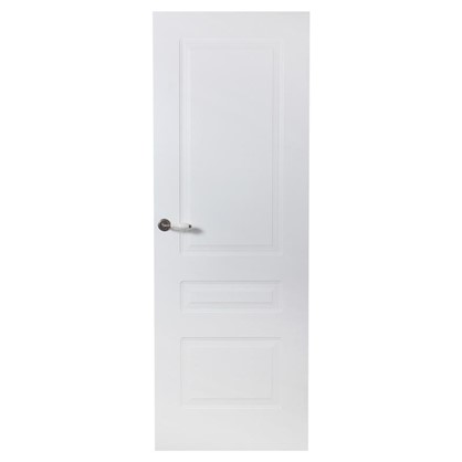 Полотно дверное глухое Роялти 200х60 см цвет белый