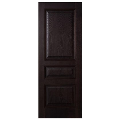 Полотно дверное глухое шпонированное Вельми 200х60 см цвет венге