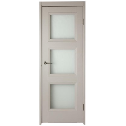 Полотно дверное остеклённое Трилло 200х90 см цвет ясень