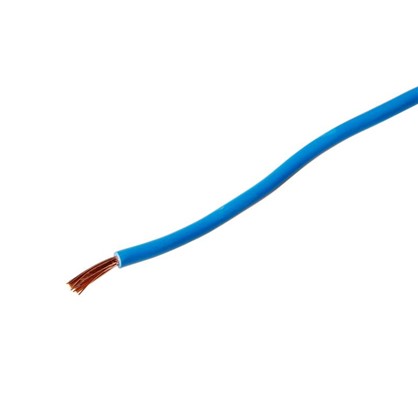 Провод ПуВ 1х2.5 мм на отрез цвет голубой