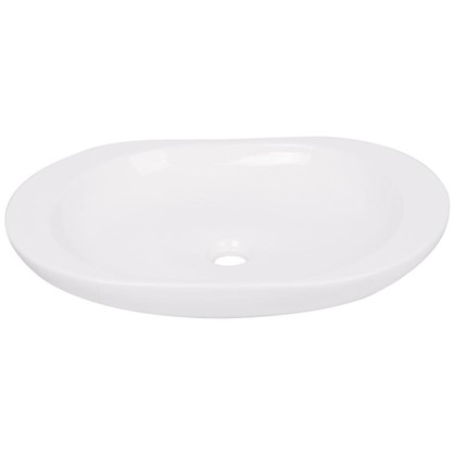 Раковина для ванной круглая Лина керамика 41 см цвет белый