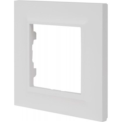 Рамка для розеток и выключателей Legrand Structura 1 пост цвет белый