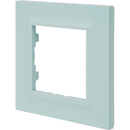 Рамка для розеток и выключателей Legrand Structura 1 пост цвет голубой