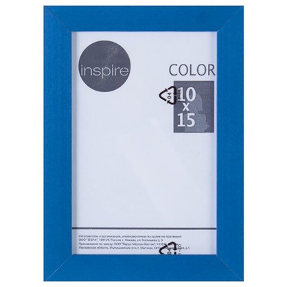 Рамка Inspire Color 10х15 см цвет синий