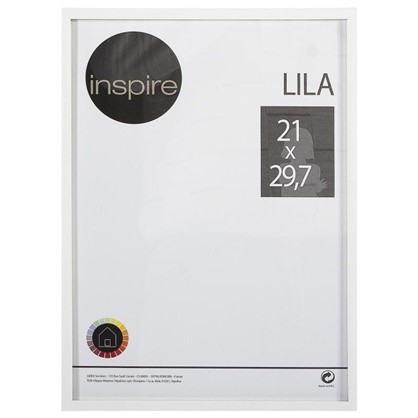 Рамка Inspire Lila 21х297 см цвет белый