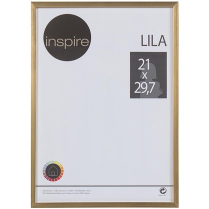 Рамка Inspire Lila 21х297 см цвет золото
