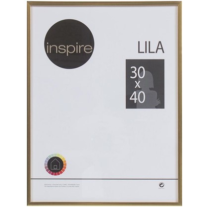 Рамка Inspire Lila 30х40 см цвет золото