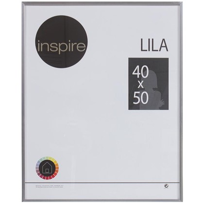 Рамка Inspire Lila 40х50 см цвет серебро