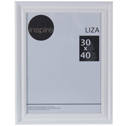 Рамка Inspire Liza 30х40 см цвет белый