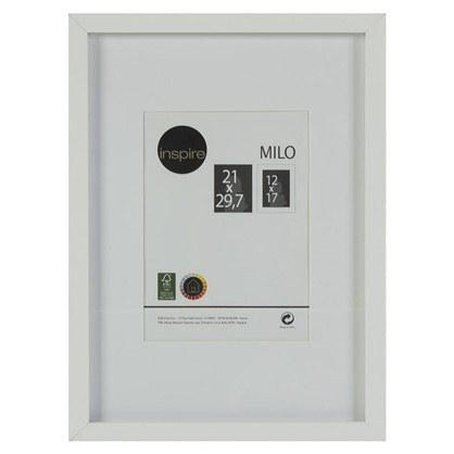 Рамка Inspire Milo 21х29.7 см цвет белый