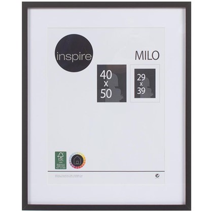 Рамка Inspire Milo 40х50 см цвет черный