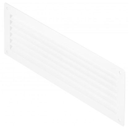 Решетка дверная вентиляционная Вентс МВ 350 368x130 мм цвет белый