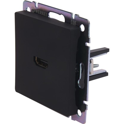 Розетка HDMI WL08-60-11 цвет чёрный матовый