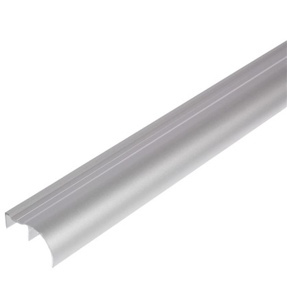 Ручка ассиметричная для ЛДСП 16 мм 2.7 м цвет серый