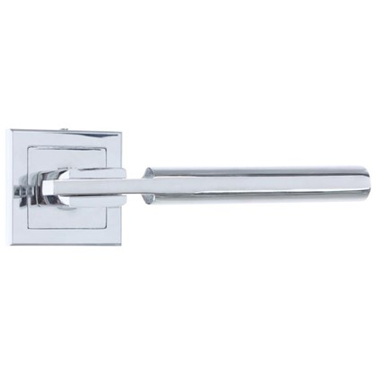 Ручка дверная на розетке FTZ25-E03 цвет глянцевый хром