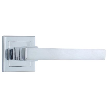 Ручка дверная на розетке FTZ26-E297 цвет глянцевый хром