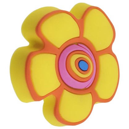 Ручка-кнопка Element Цветок силикон цвет мультиколор