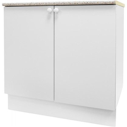 Шкаф напольный Бьянка Д с фасадом 86х80 см цвет белый