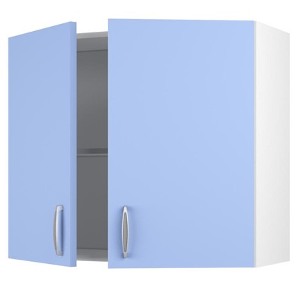 Шкаф навесной Лагуна Сп 68х80 см цвет голубой