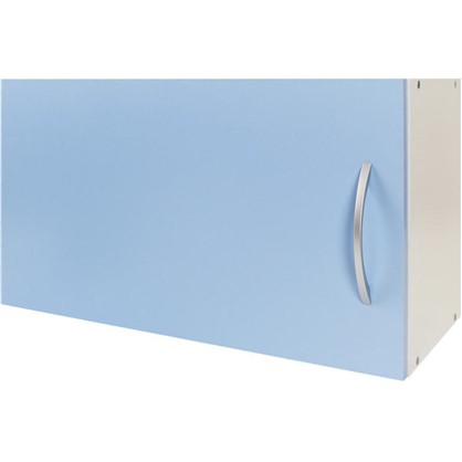Шкаф навесной над вытяжкой Лагуна Д 34.7х60 см цвет голубой