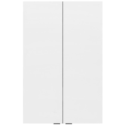 Шкаф для ванной подвесной Авангард 60x90 см цвет белый