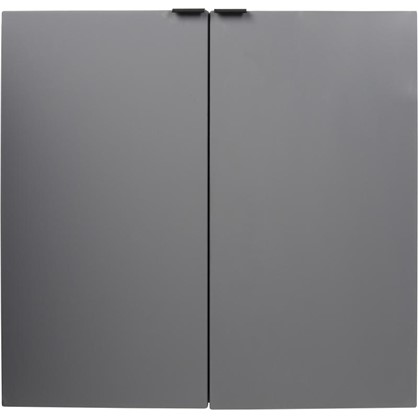 Шкаф для ванной подвесной Авангард нижний 60 см цвет серый