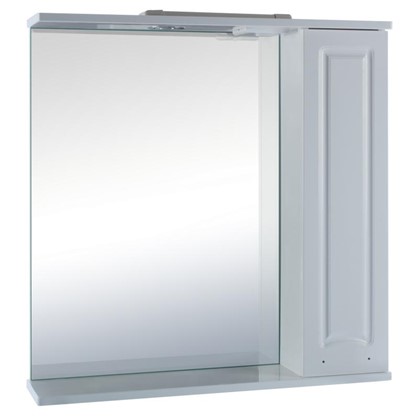 Зеркальный шкаф Классик 70 см цвет белый