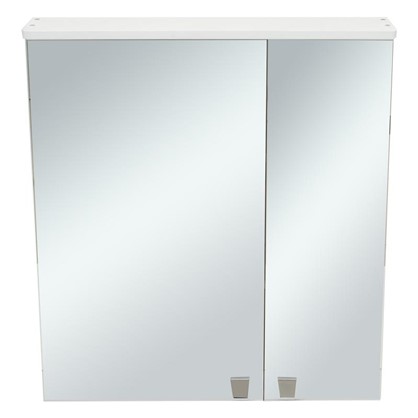 Зеркальный шкаф Лидия 65 см цвет белый