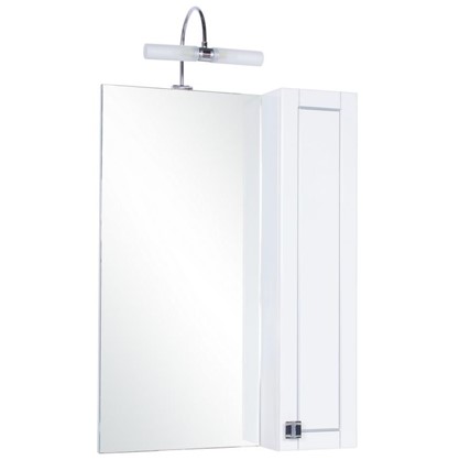 Зеркальный шкаф Мерлин 60 см цвет белый