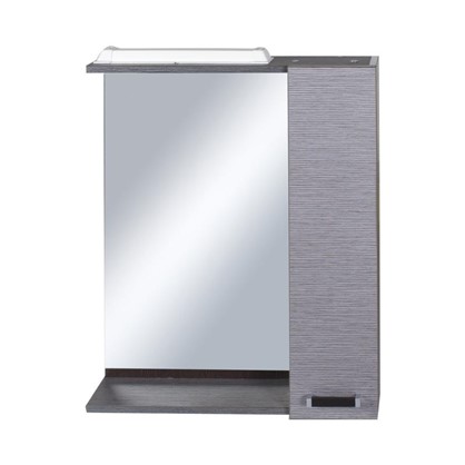 Зеркальный шкаф Торонто 60 см цвет серый