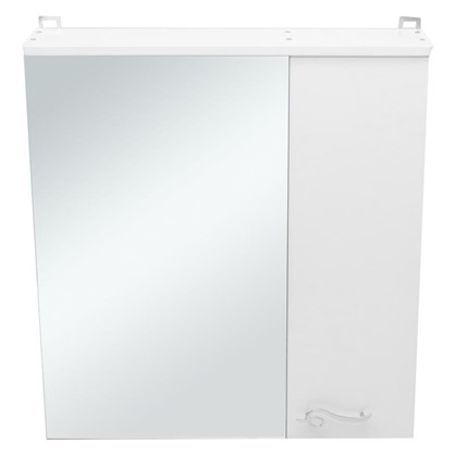 Зеркальный шкаф Венеция 65 см цвет белый