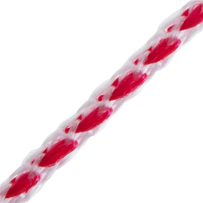 Шнур хозяйственно-бытовой Standers с сердечником 2 мм 50 м цвет белый/красный