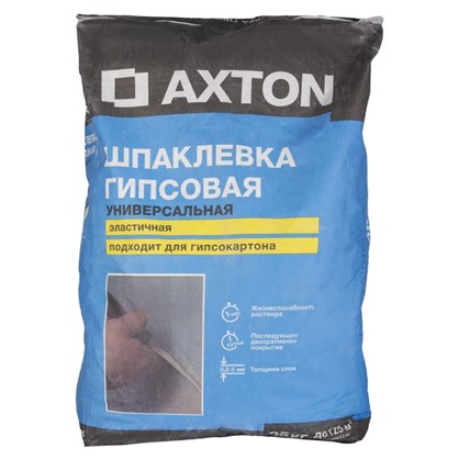 Шпаклевка гипсовая Axton 25 кг