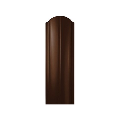 Штакетник ПРЕМ 130мм 1.5 м двухсторонний коричневый